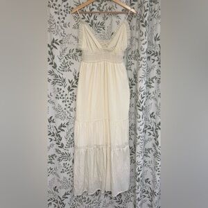 Cream Maxi Dress